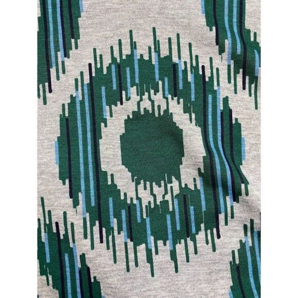 LuLaRoe Irma Tunic Top Gray Green High Low‎ Hem XXS NEW - Picture 2 of 6